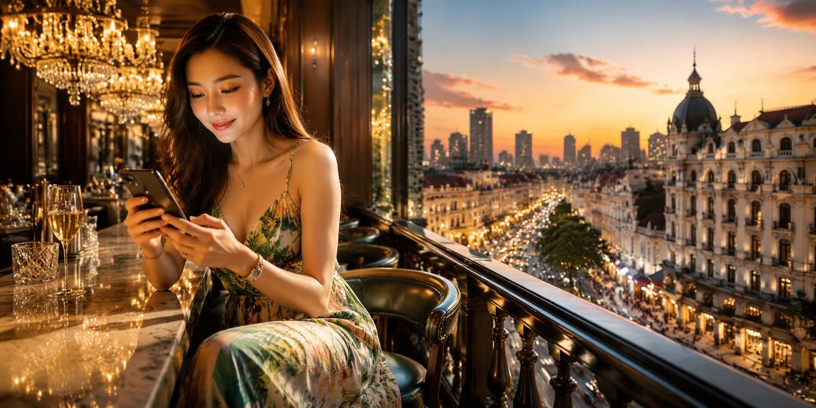 Người mẫu Việt Nam trải nghiệm ứng dụng VIP tại Thành phố Hồ Chí Minh